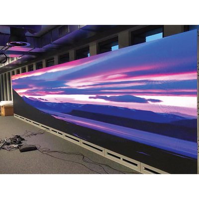 จอแสดงผลแบบ Multi Screen Video Wall ขนาด 55 นิ้วในอาคาร 4k Full Color 480x480mm