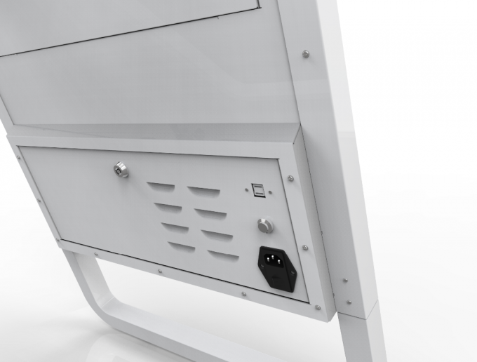 ตู้จัดการคิวแบบโต้ตอบ TFT LCD พร้อมล้อเลื่อน 3